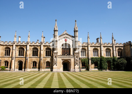 Fassade des Corpus Christi College gegründet von Städter im Jahre 1352 Trumpington street Cambridge uk Stockfoto