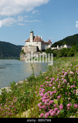 Schloss Schoenbuehel Burg an der Donau, Wachau, Niederösterreich, Österreich Stockfoto