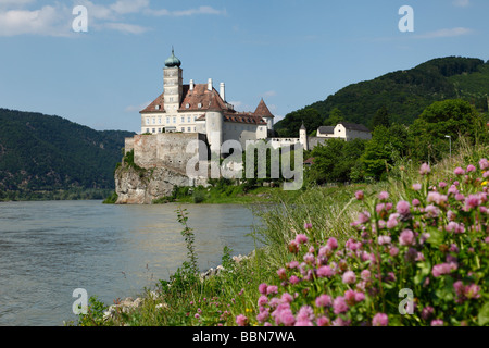 Schloss Schoenbuehel Burg an der Donau, Wachau, Niederösterreich, Österreich Stockfoto