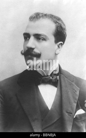 Giordano, Umberto, 28.8.1867 - 12.11.1948, italienischer Komponist, Porträt, Stockfoto