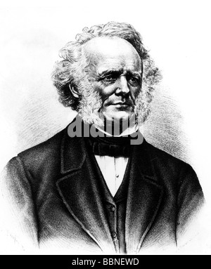 Lyell, Sir Charles, 14.11.1797 - 22.2.1876, britischer Wissenschaftler (Geologe), Porträt, lithograph, Stockfoto