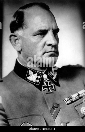 Dietrich, Joseph 'Sepp' 28.5.1892 - 21.4.1966, deutscher General, Porträt, ca. 1943, Stockfoto