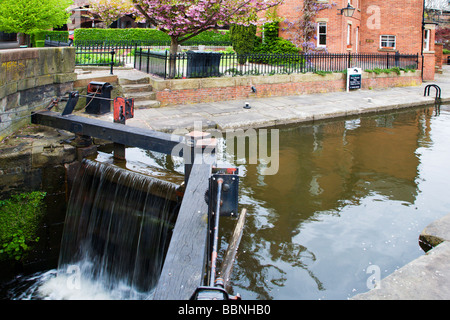 Herzöge Sperre für die Rochdale Kanal Manchester England Stockfoto