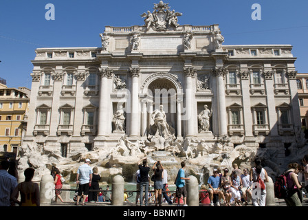 Geographie/Reisen, Italien, Rom, der Trevi-brunnen, Additional-Rights - Clearance-Info - Not-Available Stockfoto