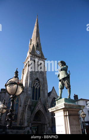 Freikirche, Market Square St Ives Stadt Cambridgeshire County England UK Stockfoto
