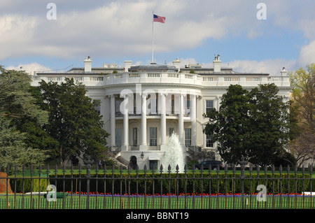 Das weiße Haus Washington DC USA Stockfoto