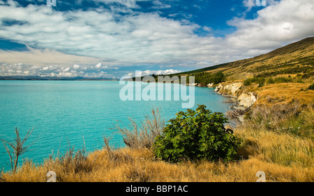 Lake Dunstan in der Nähe von Cromwell Central Otago Neuseeland Südinsel Stockfoto