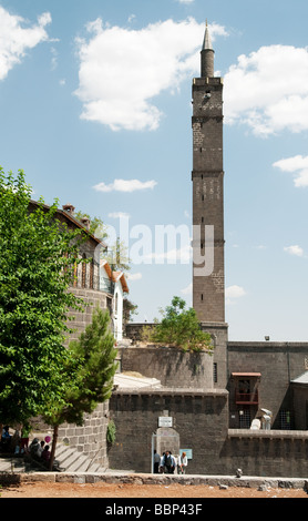 Alten Turm im historischen Zentrum der Stadt Diyarbakir Stockfoto