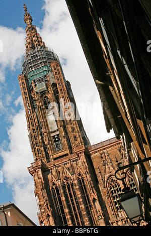 STRAßBURGER MÜNSTER, STRAßBURG, BAS-RHIN (67), ALSACE, FRANKREICH Stockfoto
