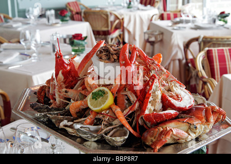 RESTAURANT 'LE CYRO ', DEAUVILLE, CALVADOS (14), NORMANDIE, FRANKREICH Stockfoto