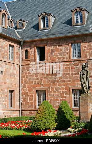 ABTEI VON MONT SAINT-ODILE, BAS-RHIN (67), ALSACE, FRANKREICH Stockfoto