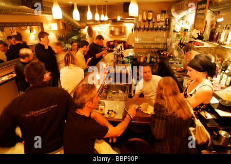 "LE ZOO BAR", DEAUVILLE, CALVADOS (14), NORMANDIE, FRANKREICH Stockfoto