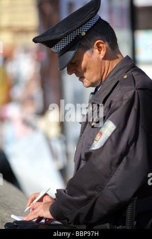 Tschechischer Polizist Stockfoto