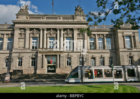 PLACE DE LA RÉPUBLIQUE, NATIONAL THEATRE OF STRASBOURG, TNS, STRAßBURG, BAS-RHIN (67), ALSACE, FRANKREICH, EUROPA Stockfoto