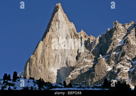 BERGLANDSCHAFT, LES DRUS, MASSIV DES MONT-BLANC, HAUTE-SAVOIE (74), FRANKREICH Stockfoto