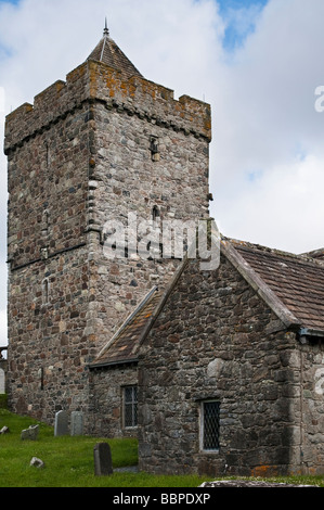 Kirche St. Clements, Rodel, Insel Harris, äußeren Hebriden, Schottland Stockfoto