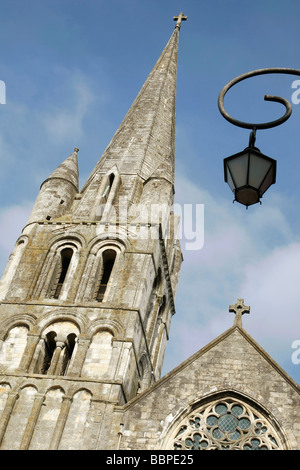 GLOCKENTURM DER KIRCHE IN DER ABTEI VON MONTIVILLIERS SEINE-MARITIME (76), NORMANDIE, FRANKREICH Stockfoto