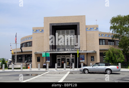 Marine Air Terminal ein Art-Deco-Gebäude von La Guardia Airport in Queens New York USA Stockfoto