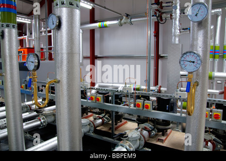 Neuen Betriebsraum Industriegebäude Stockfoto