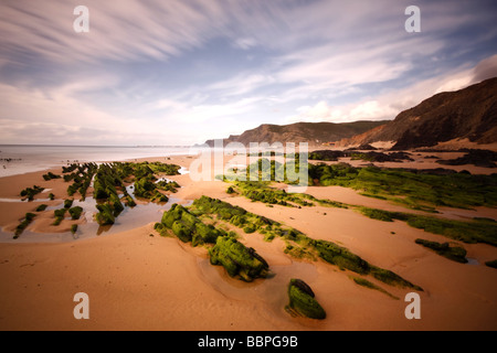 Portugiesischen Algarve-Küste im Süden des Landes Vila Do Bispo, Praia Castelejo Cordoama Stockfoto