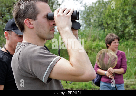 ENTDECKEN SIE DIE FLORA UND FAUNA DES MARAIS VERNIER MIT EINEM GUIDE DURCH DIE NORMANDIE REGIONALPARK, EURE (27), NORMANDIE, FRANKREICH Stockfoto