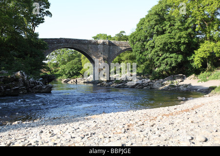 Teufels-Brücke, Kirkby Lonsdale, Cumbria, UK. Stockfoto