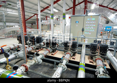 Neuen Betriebsraum Industriegebäude Stockfoto