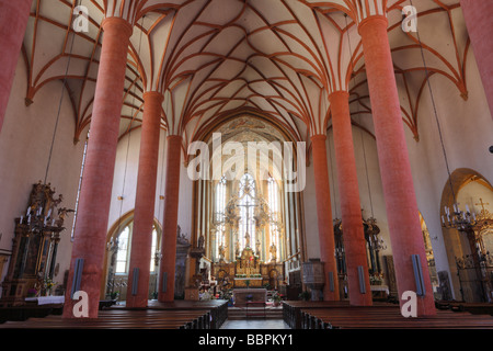 Pfarrkirche St. Jakob, eine spätgotische Hallenkirche, Villach, Kärnten, Österreich, Europa Stockfoto