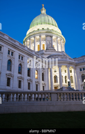 Kapitol von Wisconsin Stockfoto