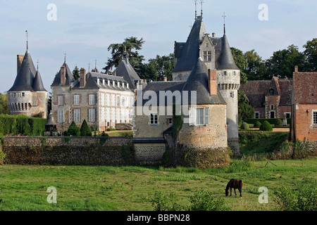 CHATEAU DE FRAZE, EURE-ET-LOIR (28), FRANKREICH Stockfoto