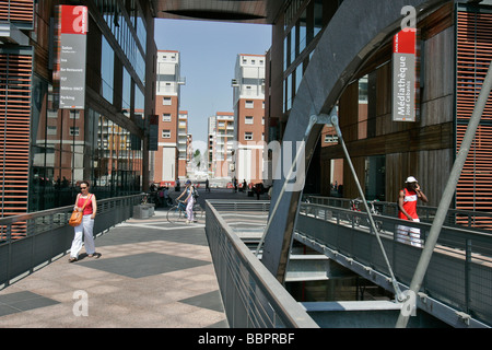 MARENGO ARCH, MULTI-MEDIA BIBLIOTHEK IN TOULOUSE, HAUTE-GARONNE (31), FRANKREICH Stockfoto