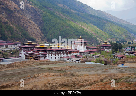 Königlichen Palast von König von Bhutan Gebäude Tashi Chho Dzong Thimphu 91119 Bhutan-Thimphu Stockfoto