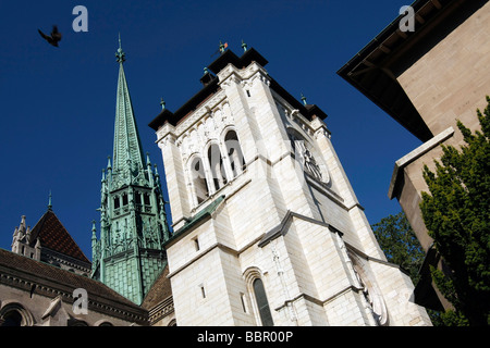 ST.-PETRI DOM, GENF, SCHWEIZ Stockfoto