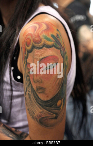 TATTOO PARLOR, PEKING, BEIJING, CHINA Stockfoto