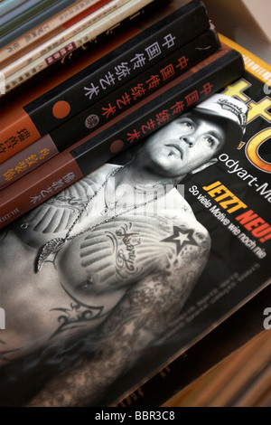 TATTOO PARLOR, PEKING, BEIJING, CHINA Stockfoto