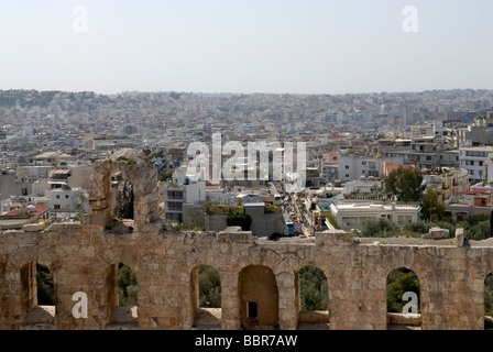 STADTBILD VON ATHEN Stockfoto