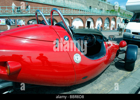 Rote BMW Scorpion 3-Rad-Wagen Stockfoto