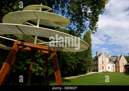 LEONARDO DA VINCI PARK, CHATEAU DU CLOS LUCE, AMBOISE, INDRE-ET-LOIRE (37), FRANKREICH Stockfoto