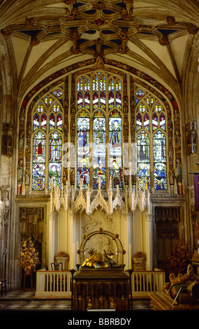 Beauchamp Kapelle, Kirche St. Marien, Warwick, Warwickshire, UK. Stockfoto