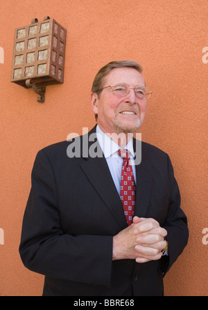 Senator Pete Domenici, R -NM, ein 6 Begriff US Senator, Albuquerque, NM. 30. Juni 2008. Stockfoto