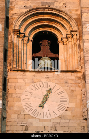 DETAIL DER KATHEDRALE, SE PATRIZIERHAEUSER, ALFAMA VIERTEL, PORTUGAL, LISSABON Stockfoto
