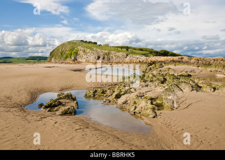 Morecambe Bay in Humphrey Head in der Nähe von Flookburgh. Stockfoto