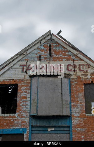Verlassener Gebäude in den alten dock-Bereich von Kingston nach Hull, Yorkshire Stockfoto
