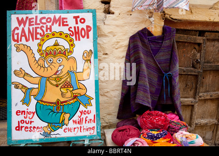 Ganesh-Shop in Jaisalmer Fort Rajasthan Indien Stockfoto