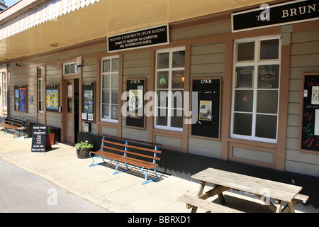 Die Kingswear Steam Railway Station einst Teil des GWR-Netzes in Devon Stockfoto