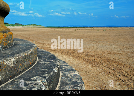 Treppe zum Strand Stockfoto