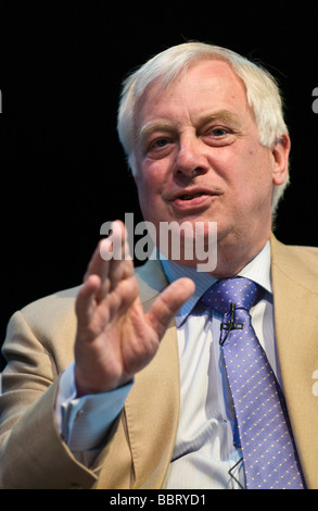 Chris Patten ehemaliger MP konservative Regierungsminister und Gouverneur von Hongkong abgebildet Hay Festival 2009 Stockfoto