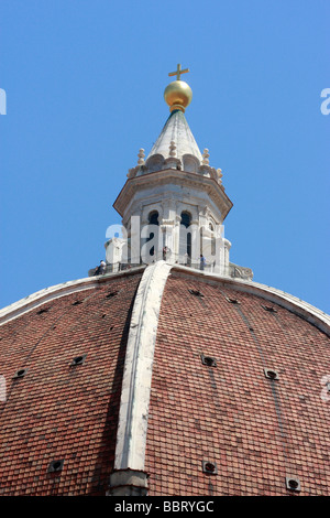 Filippo Brunelleschis berühmten Kuppel oder Duomo, 1436, der Basilika Santa Maria del Fiore in Florenz, Italien Stockfoto