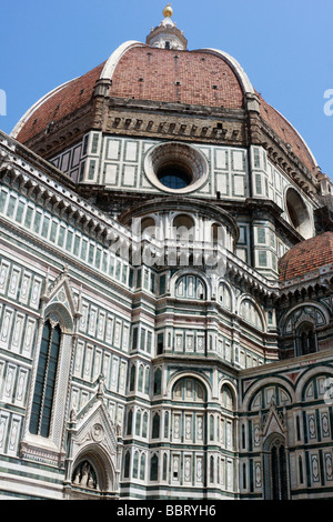 Filippo Brunelleschis berühmten Kuppel oder Duomo, 1436, der Basilika Santa Maria del Fiore in Florenz, Italien Stockfoto