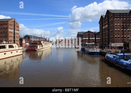 Gloucester Quays, Gloucestershire, England, Großbritannien Stockfoto